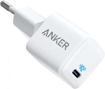 Сетевое зарядное устройство PowerPort III Nano USB-C, 20Вт, белый(Сетевое зарядное устройство PowerPort III Nano USB-C, 20Вт, белый)